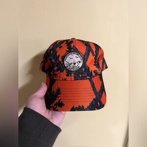 Urban Outfitters Orange and Black Cap